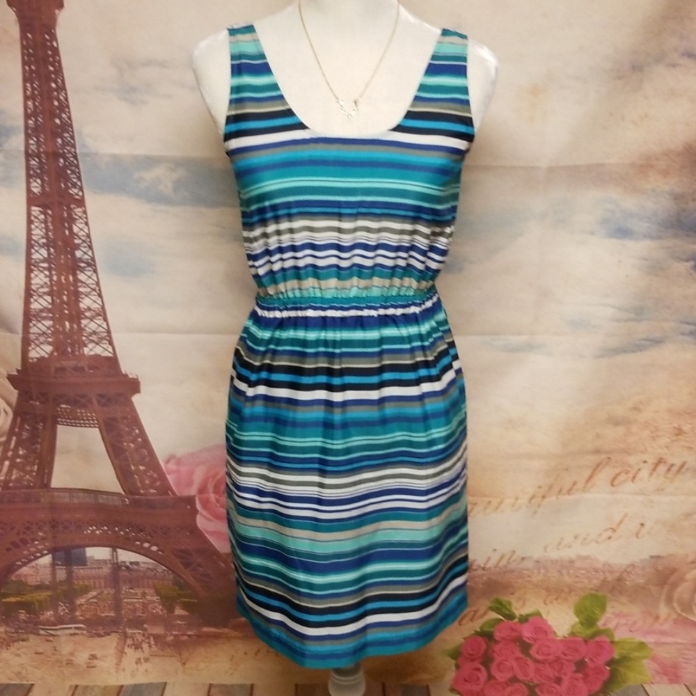 LOFT striped dress